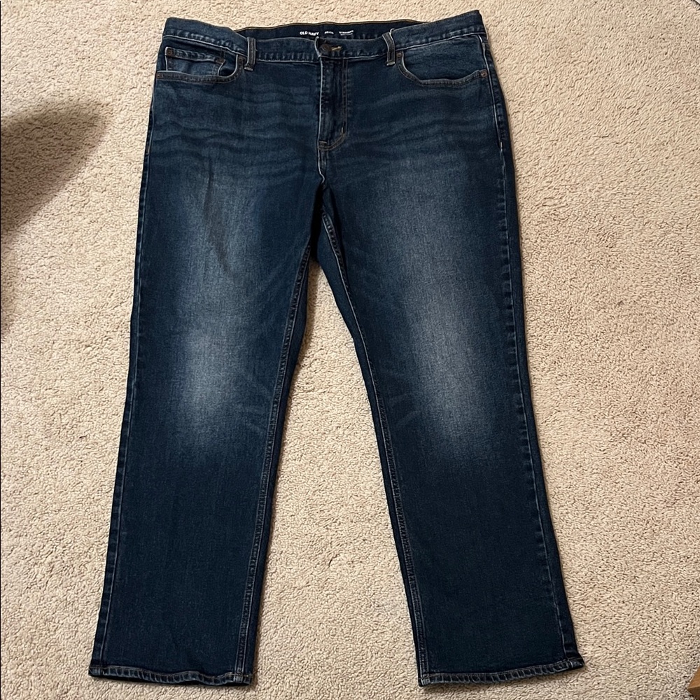 Old Navy Men's Indigo Straight Jeans